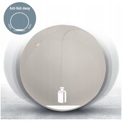 Μπάλα καθίσματος Leitz Ergo 65cm, ΓΚΡΙ