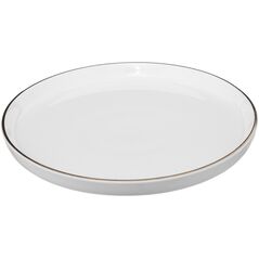 Πιάτα επιδόρπια πορσελάνινα SUBLIMA, χρυσό περίγραμμα, 6 τεμάχια x Ø 20 cm