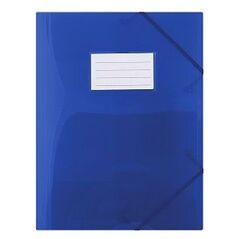 Donau Φάκελος με λάστιχο A4 με τσέπη μπλε