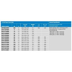 Victron Energy Victron Energy Μπαταρία Victron Energy AGM 110Ah 12V 13806495 8719080000000