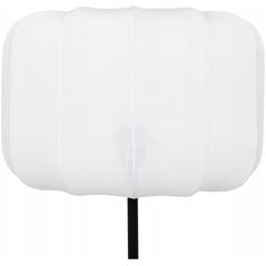 Επιδαπέδιο φωτιστικό σαλονιού TOBIE με βαμβακερό καπέλο, Ø 37 x 150 cm