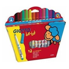 Μαρκαδόροι Giotto 12 χρωμάτων BeBe (GIOT0046)