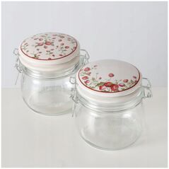 Διακοσμητικό βάζο κουζίνας με καπάκι EMILY, 450 ml