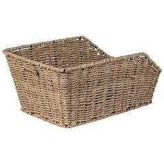 Basil Καλάθι για πίσω σχάρα BASIL CENTO RATTAN LOOK + Σετ στήριξης για καλάθι CENTO, συνθετικό φυσικό ρατάν, αδιάβροχο (NEW)