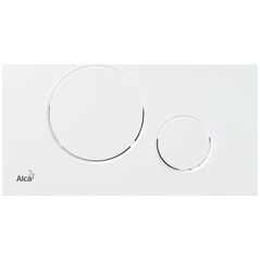 ALCADRAIN THIN - Κουμπί ελέγχου για ενσωματωμένα συστήματα, λευκό-γυαλιστερό
