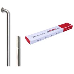 Cn Spoke ακτίνες STD14 2.0-2.0-2.0 ανοξείδωτο ατσάλι 270mm ασημί + νίπλες 144τμχ.