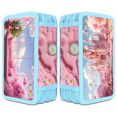 Κασετίνα PBS Connect Σχολική κασετίνα GIMBOO με εξοπλισμό, 3 θήκες, γλυκό, ροζ