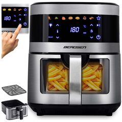 Φριτέζα χωρίς λάδι Air fryer Berdsen BD-656 ασημί