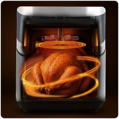 Φριτέζα χωρίς λάδι Air fryer Berdsen BD-656 ασημί