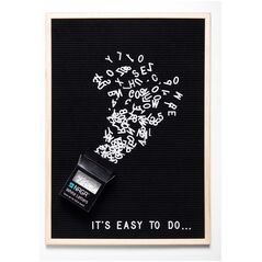 Επιπλέον σετ λευκά γράμματα για Πίνακα γραμμάτων - (161 τεμ.)