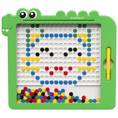 Μαγνητικός Πίνακας Παζλ Μωσαϊκό Δεινόσαυρος Πράσινος Κάρτες 20 Σχέδια EDUKAMP