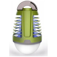 Λάμπα Platinet με φανάρι εξολόθρευσης κουνουπιών 5H BAT 6500K IP44 ΠΡΑΣΙΝΟ [44890]