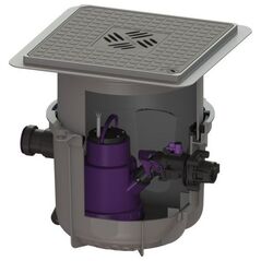 Αντλιοστάσιο Kessel Minilift S, επιδαπέδιο, μαύρο κάλυμμα 12221245 4026092082553