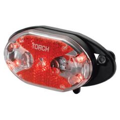 TORCH Πίσω φως TAIL BRIGHT 5X CARRIER FIT μαύρο (TOR-54020)