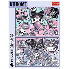 Παζλ 2x200 κομμάτια Kuromi psoty Hello Kitty Trefl