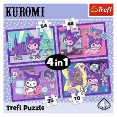 Παζλ 4σε1 Ημέρα Kuromi Hello Kitty Trefl
