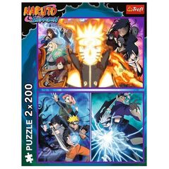 Παζλ 2x200 κομμάτια Naruto Ninja από το Χωριό του Κρυμμένου Φύλλου Trefl