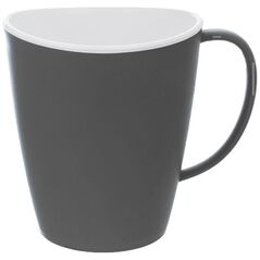 ORION Κούπα με χερούλι για καφέ, τσάι, ποτά, πλαστική, τουριστική AURA 380 ml