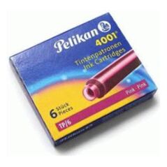 Pelikan Κοντά φυσίγγια TP/6 ροζ