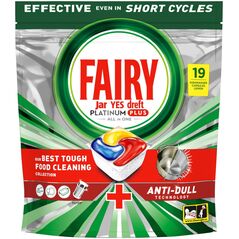 Fairy Ταμπλέτες για το πλυντήριο πιάτων Platinum Plus All in One 114 τεμ.