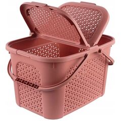 Καλάθι πικνίκ Inka 35x46x28 5cm 28L κόκκινο 4052396091441