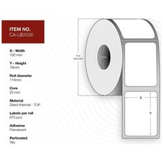 Ετικέτα Capture 102x76, Πυρήνας 25,