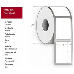 Ετικέτα Capture 105x32, Πυρήνας 40,