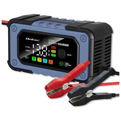 QOLTEC Φορτιστής μπαταρίας με λειτουργία επισκευής | Έξυπνος μικροεπεξεργαστής φορτιστής | 12V | 7A | LED | 4 λειτουργίες