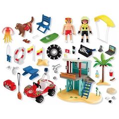 Σετ με φιγούρες My Life 71903 Πύργος διάσωσης και παραλιακό αυτοκίνητο buggy Playmobil