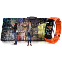 Έξυπνο βραχιόλι Giewont GW200-9 Μαύρο