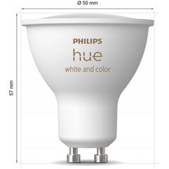 Signify Philips Hue White & Col. Amb. GU10 Διπλό Πακέτο 2x350lm*