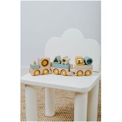 Νέο! Μόνο για μωρά ξύλινο τρενάκι 10+ Swirl BO-860.852.810.50