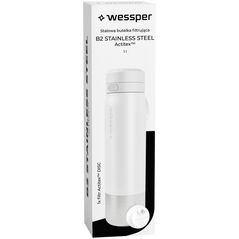 Φιάλη φιλτραρίσματος Wessper B2 STAINLESS STEEL Actitex™ 1000ml White (WES276-1000-WH_K)