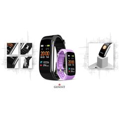 Έξυπνο βραχιόλι Giewont GW200-8 Μαύρο