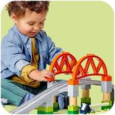 Duplo Γέφυρα και σιδηροδρομικές γραμμές — σετ επέκτασης (10426)