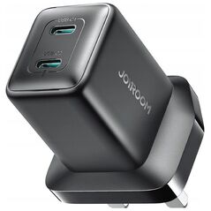 Φορτιστής τοίχου Joyroom JR-TCG17 45W 2 x- USB-C (βύσμα UK) - μαύρη