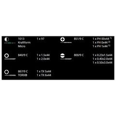 Wera Σετ Kraftform Kompakt Micro 11 Universal 1 για ακριβείς εργασίες (05135938001)