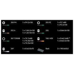 Σετ κατσαβιδιών γενικής χρήσης Kraftform XXL 2 (05051011001)