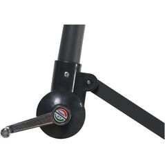 Ομπρέλα κήπου Beliani Calabria II σκούρο γκρι 268 εκ