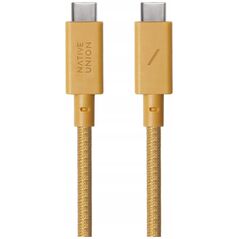 Καλώδιο USB Native Union USB-C - USB-C 3 m Κίτρινο (ACABLE-C-KFT-NP)