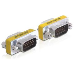 Προσαρμογέας AV Delock D-Sub (VGA) - D-Sub (VGA) κίτρινος (65010)