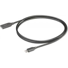 Καλώδιο USB eStuff Lightning - USB-A 0.5 m Γκρι (ES601065)