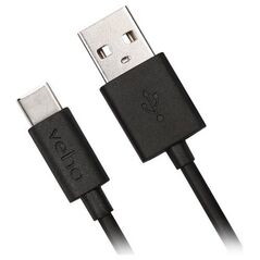 Καλώδιο USB Veho USB-A - USB-C 1 m Μαύρο (VCL-003-C-1M)