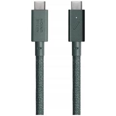 Καλώδιο USB Native Union USB-C - USB-C 2.4 m Πράσινο (BELT-PRO2-GRN-NP)