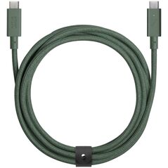 Καλώδιο USB Native Union USB-C - USB-C 2.4 m Πράσινο (BELT-PRO2-GRN-NP)