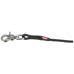 Trixie Tracking lead, trigger snap hook, round, S–L: 20m/ø6mm,black