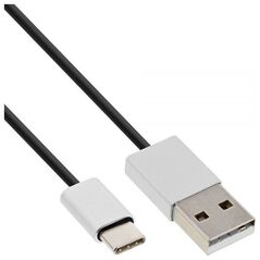 Καλώδιο USB InLine USB-A - USB-C 3 m Μαύρο (35833)
