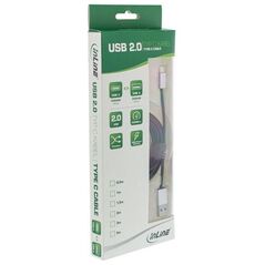 Καλώδιο USB InLine USB-A - USB-C 1.5 m Μαύρο (35834)