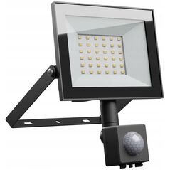 NOCTIS LUX 4 ΠΡΟΒΟΛΕΑΣ 30W NW 230V IP44 141x185x53mm ΜΑΥΡΟ αισθητήρας κίνησης PIR