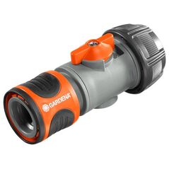 GARDENA GARDENA ταχυσύνδεσμος με ρυθμιστική βαλβίδα 16mm, 19mm (2943) - 02943-20
